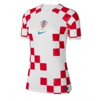 Koszulka piłkarska Chorwacja Strój Domowy dla kobiety MŚ 2022 tanio Krótki Rękaw